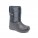 Rubber boots with faux fur